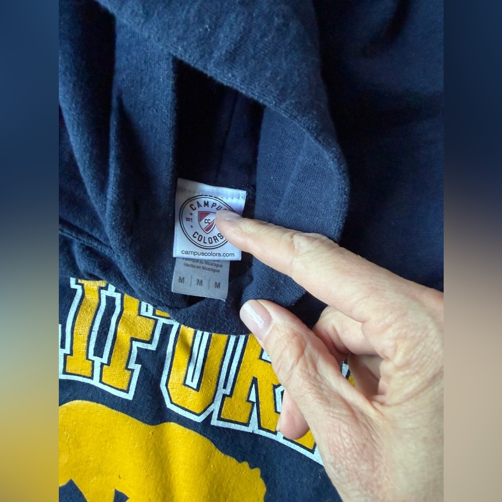 California Berkeley Navy Women’s Hoodie - Picture 2 of 2